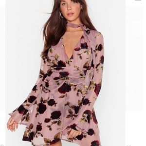 NWT Nasty Gal Rose Dress